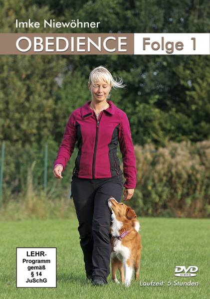 Obedience Trainings DVD von Imke Niewöhner - Cover Vorderseite