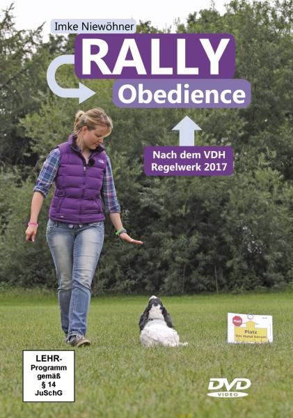 Rally Obedience Trainings DVD von Imke Niewöhner - Cover Vorderseite